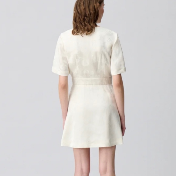 NWT - Off-White Dress Claudie Pierlot - Picture 3 of 8